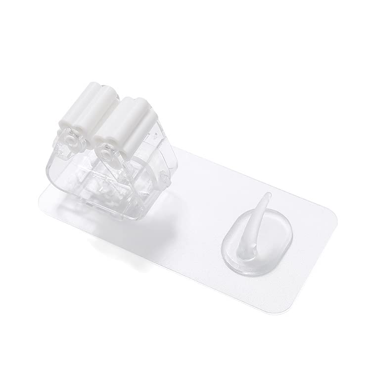 Mop Holder Transparent White- 1 pc