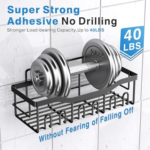 JD FRESH Self Adhesive Bathroom Shelf for Wall, Stand for Bathroom Organiser Without Drill, Bathroom Racks and Shelves for Organizing Bathroom Accessories