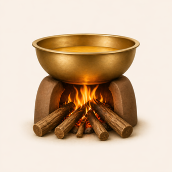 Traditional Woodfire
Method
