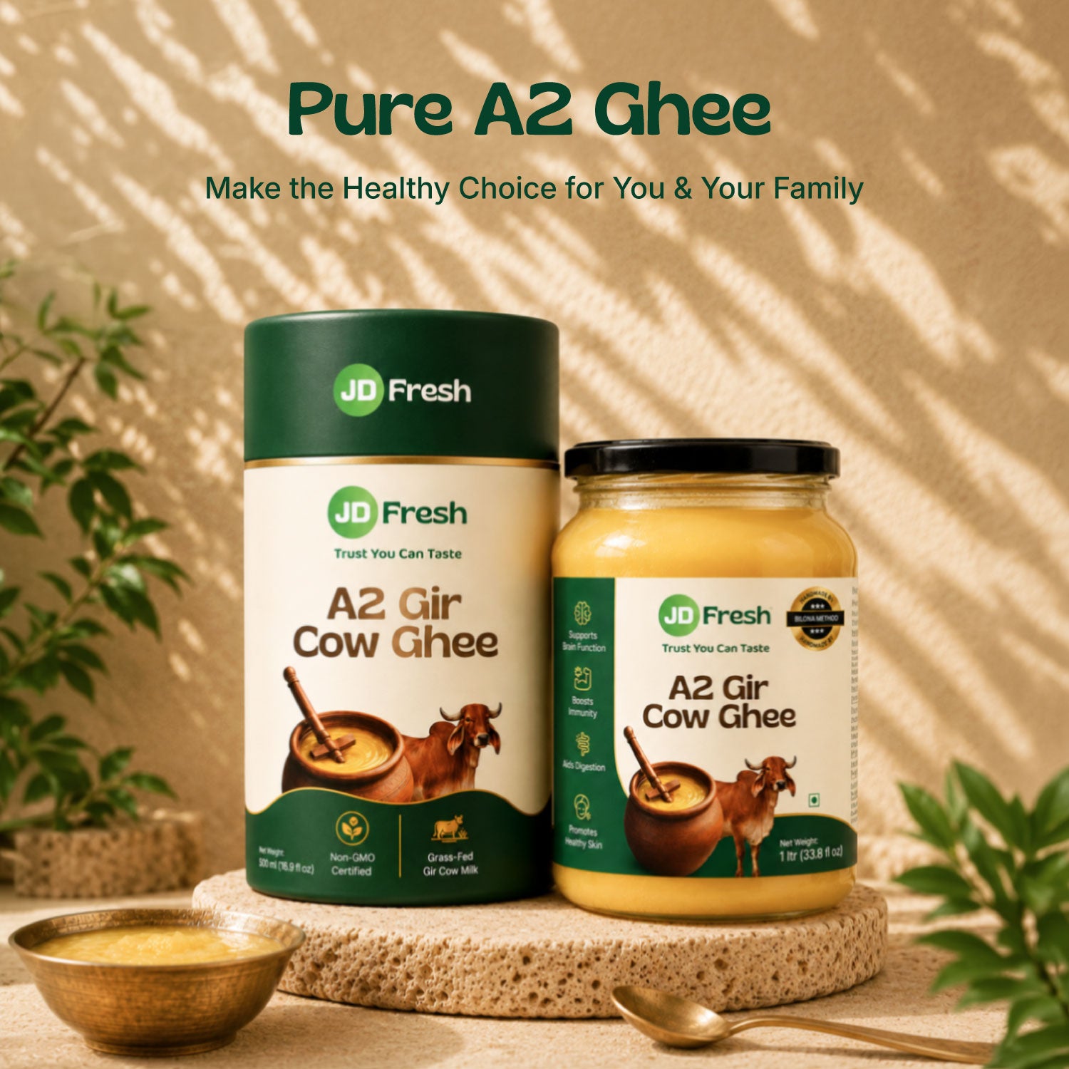 A2 Gir Cow Ghee by JD Fresh Food