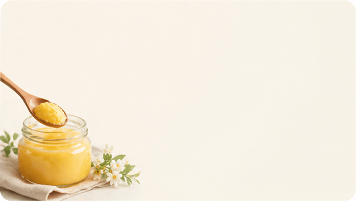 Gut healing, from the first spoon.